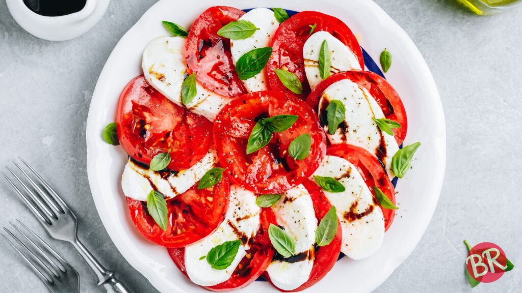 Salada Caprese Clássica Simplicidade e Sabor para o Seu Dia a Dia!